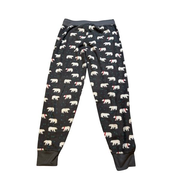 PJ Salvage Womens Medium Polar Bear Pajama Set Long Sleeve Sleepwear Loungewear - Picture 3 of 7